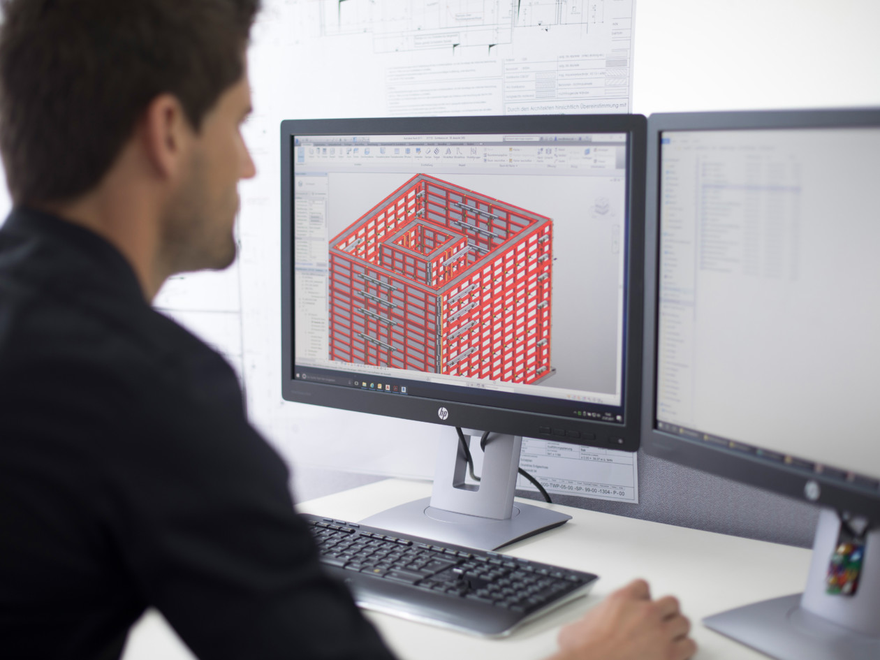 formwork designer viewing screen