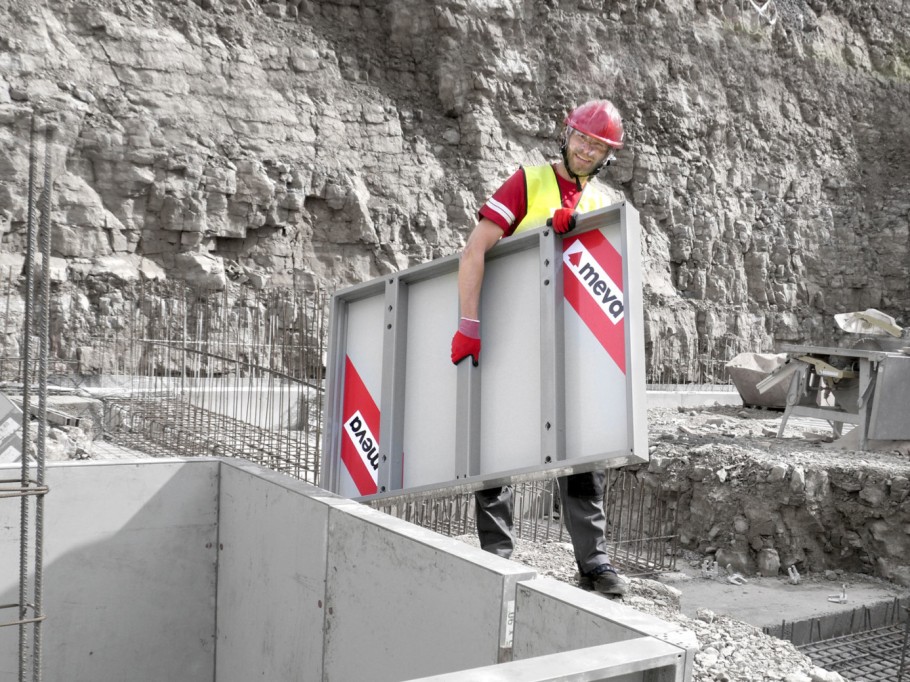 Leichte Aluminium-Schalung für Wände, Decken und Fundamente