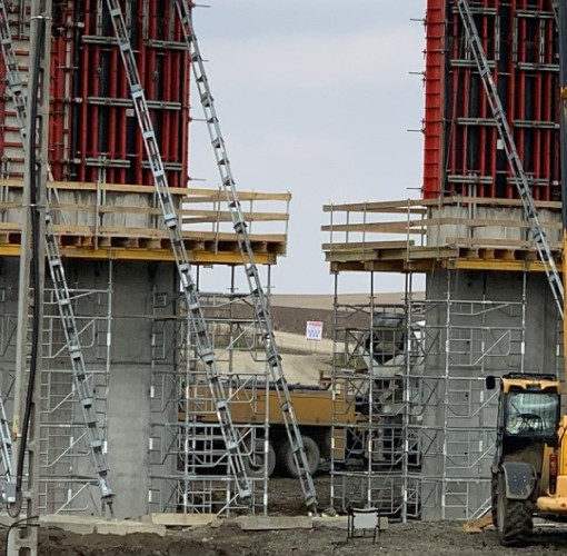 völgyhíd, zsaluzás