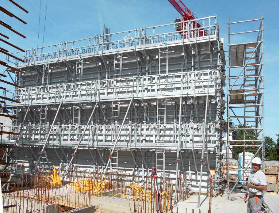 Extension to the Zurich arthouse using MEVA formwork to achieve fair faced concrete construction