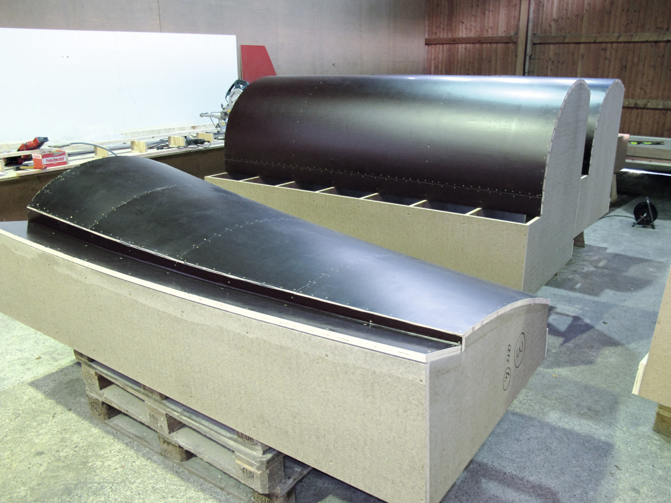 Special Formwork used to build the University of Economics and Business in Vienna Austria