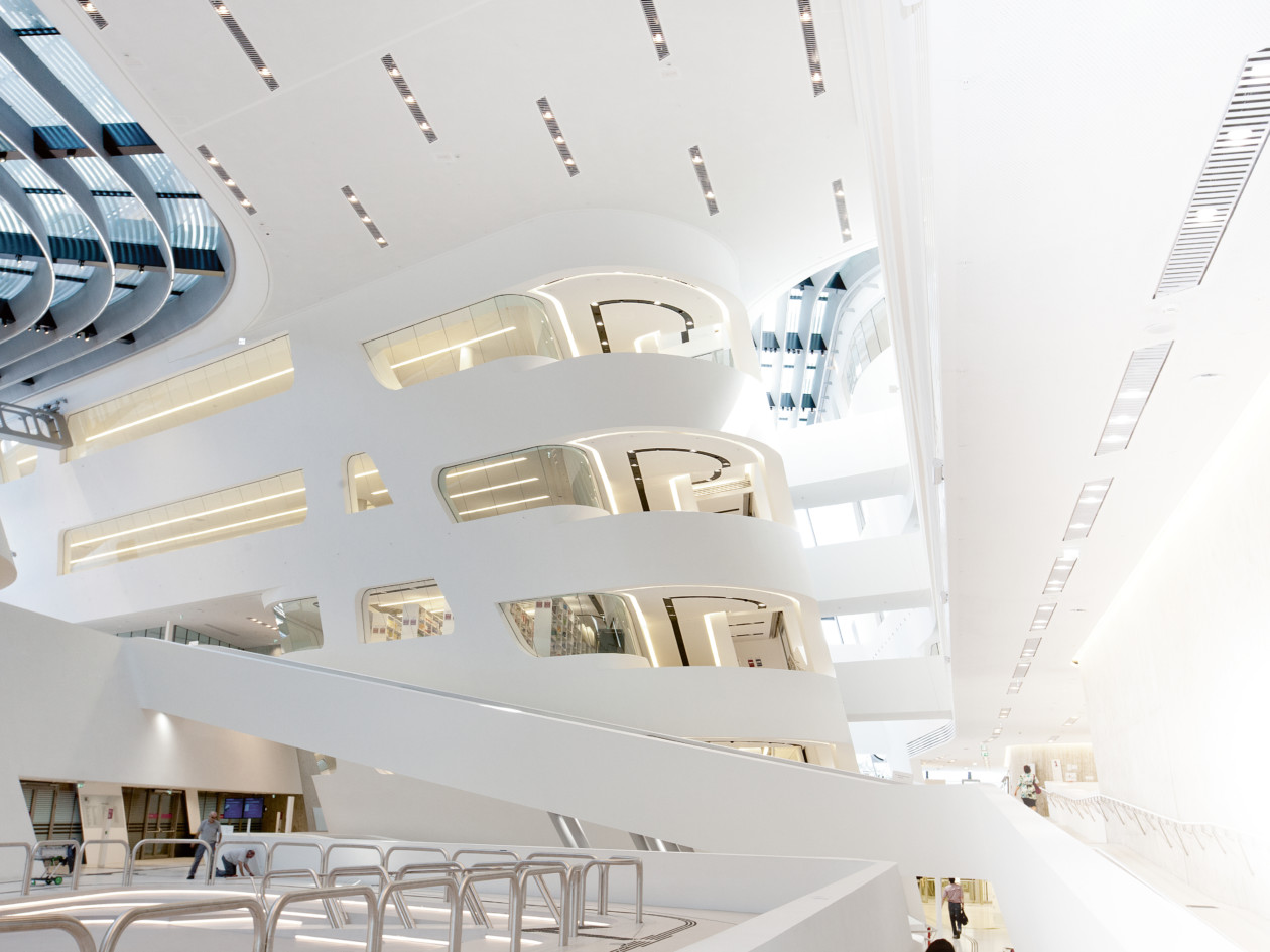 Inside the University of Economics and Business in Vienna