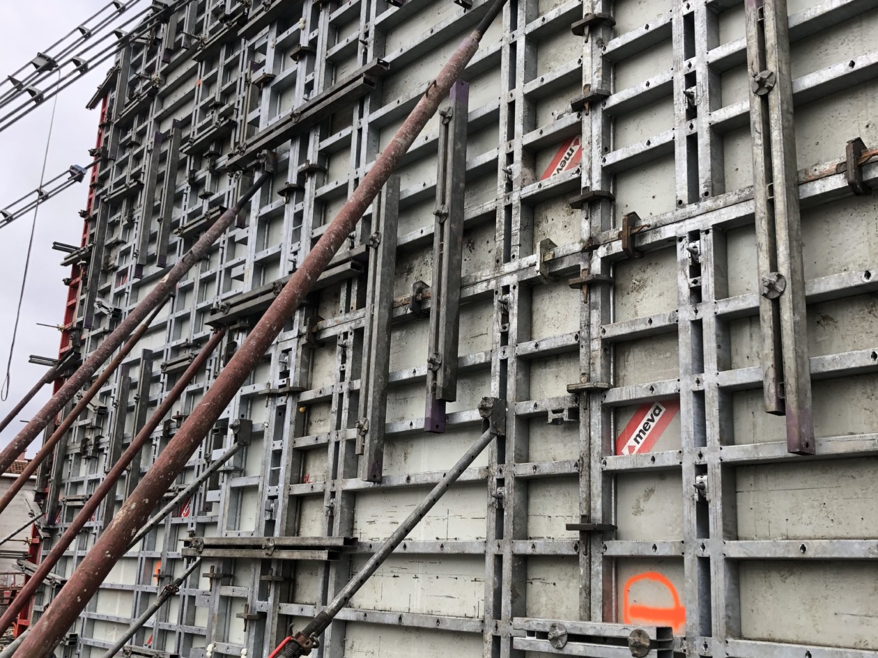 Construction of care centre in Norway using MEVA wall formwork system