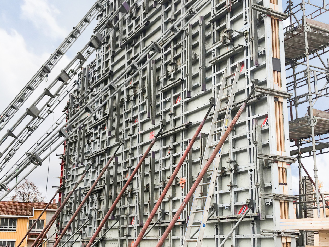Construction of care centre in Norway using MEVA wall formwork system