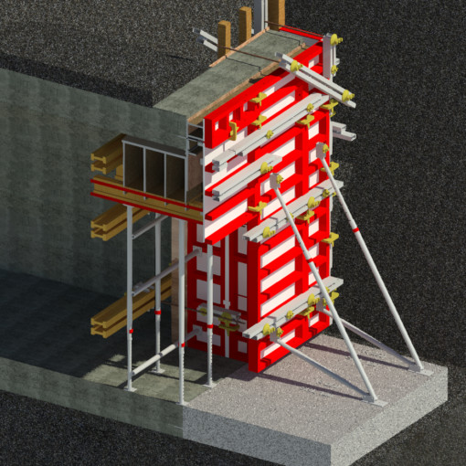 Concrete Formwork Construction of Rescue Tunnels in Germany