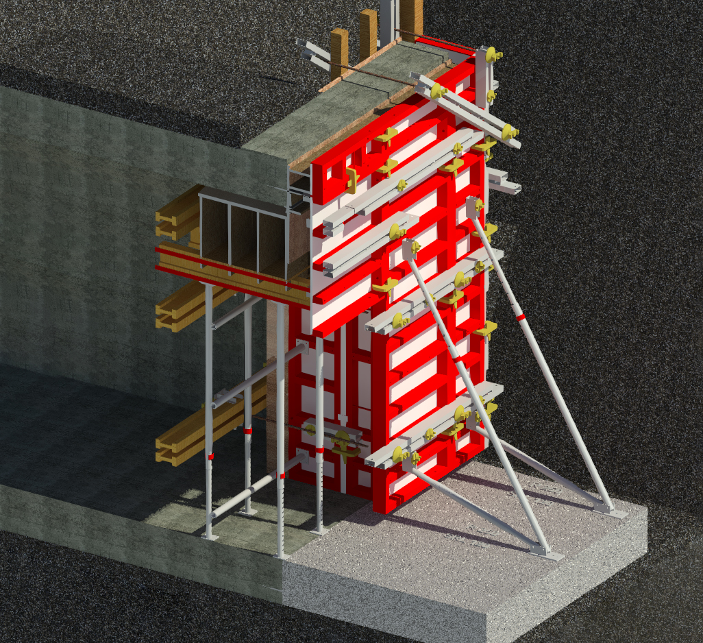 Concrete Formwork Construction of Rescue Tunnels in Germany